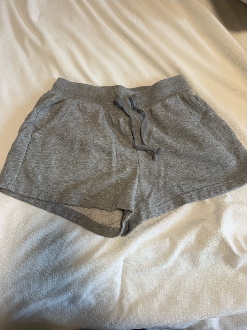 Gray Women's Knit Lounge Shorts
